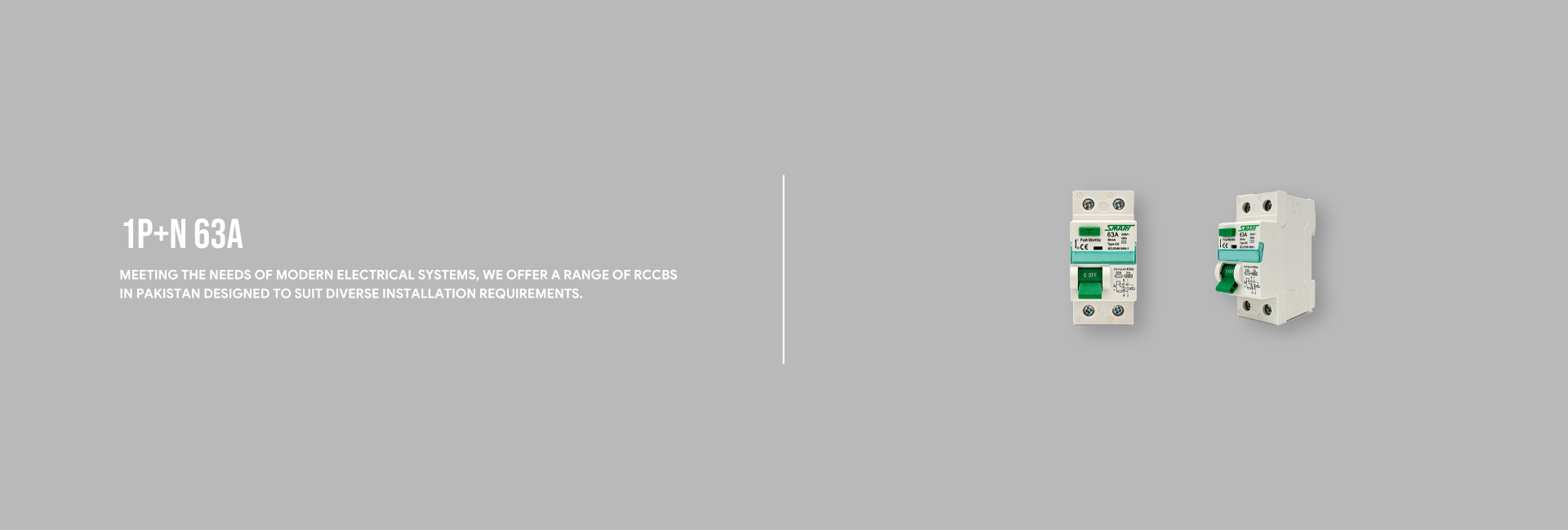 RCCB Classic Series (1P+N 63A)