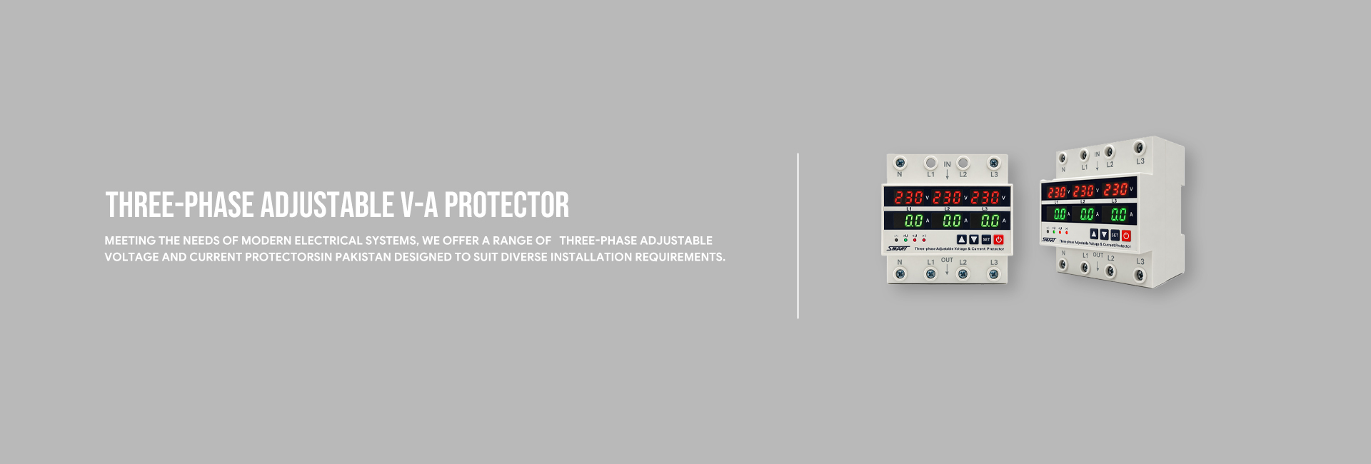 Three-Phase Adjustable V-A Protector